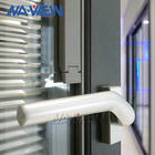 Foshan Naview paste Modern van de het Glasgordijnstof van het Ontwerpaluminium de Schommelingsvenster aan leverancier