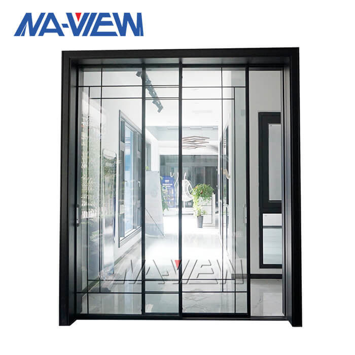 Van het het Ontwerp Franse Aluminium van Guangdong NAVIEW de Nieuwe Schuifdeur van het het Profiel Binnenlandse Grote Glas leverancier